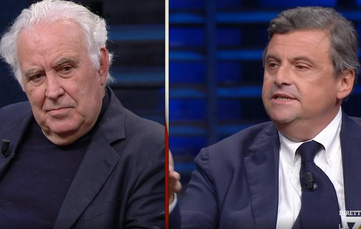 "Sei come Berlusconi", scintille Santoro-Calenda in tv