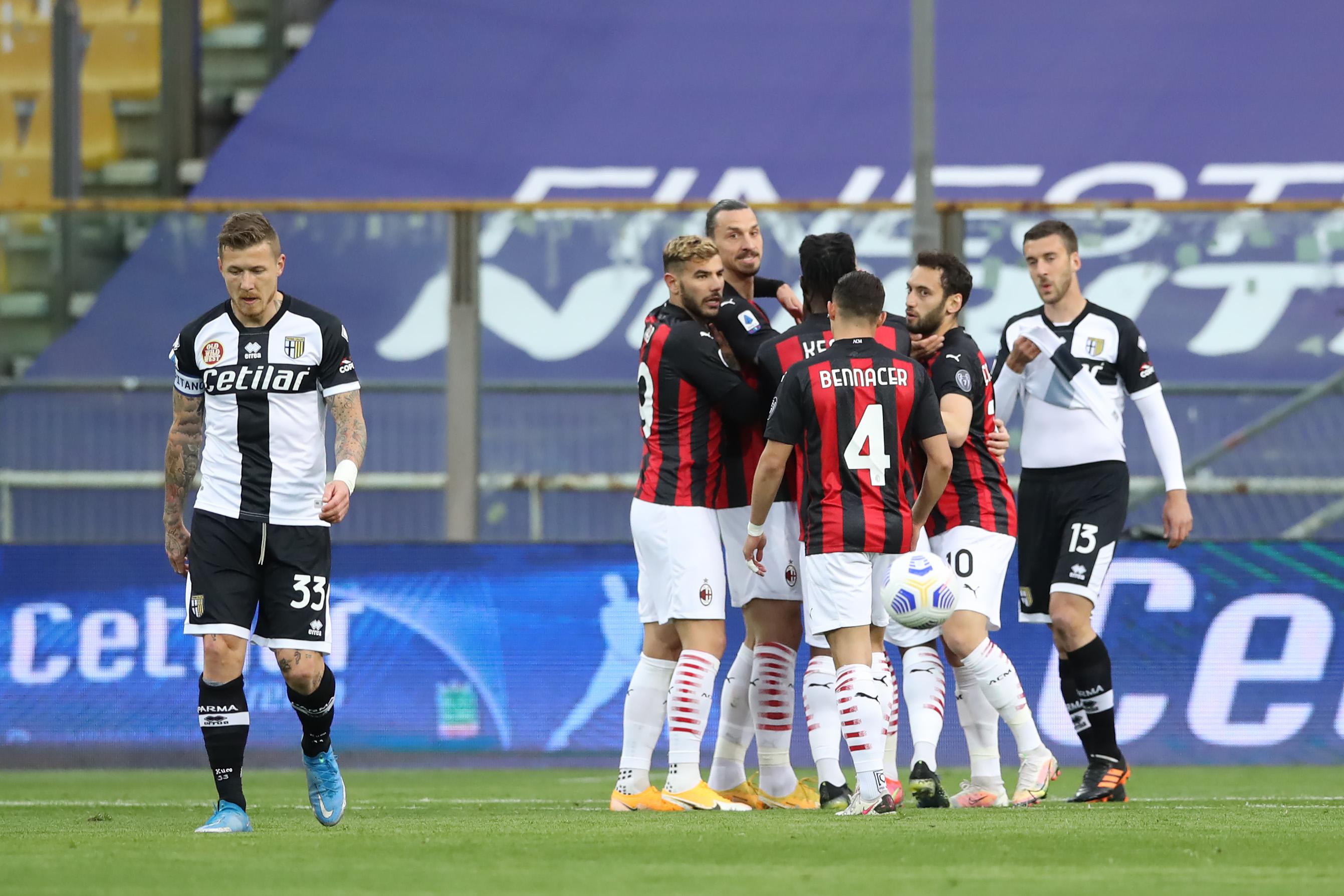 Serie A, Parma-Milan 1-3