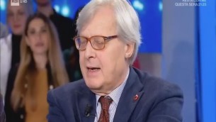 Sgarbi a Domenica In: "Quelle nate dopo il 2000 tutte tr..