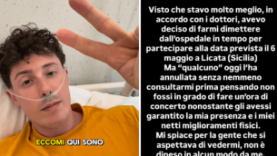 Shade, lo sfogo dall'ospedale: "Mi hanno annullato il concerto, pensano che non ce la faccio"