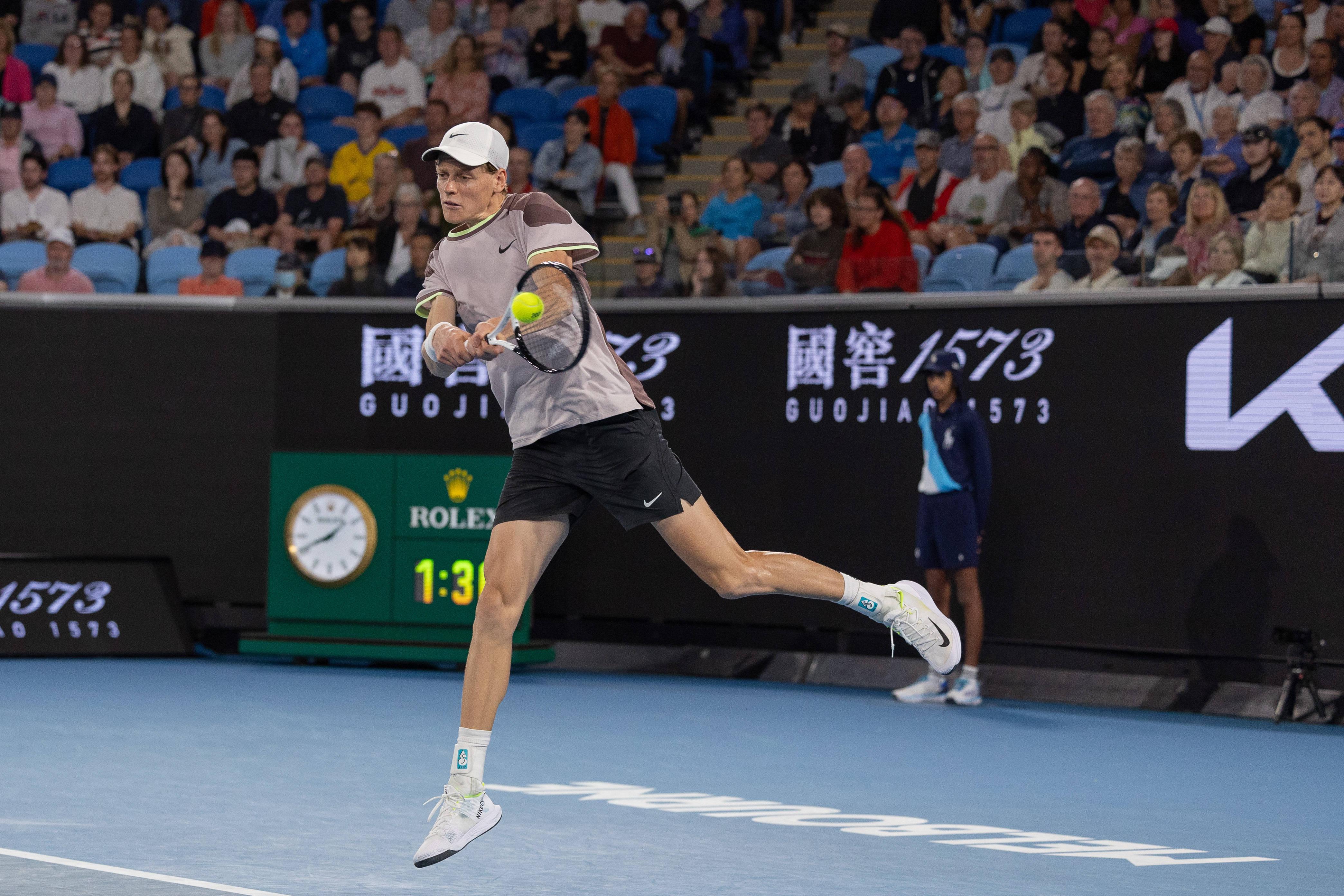 Sinner agli ottavi dell'Australian Open, Baez battuto al terzo turno