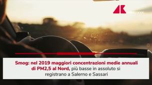 Smog, nel 2019 maggiori concentrazioni medie annuali di PM2,5 al Nord