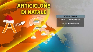 Sole, caldo e temperature sopra la media: arriva il super anticiclone di Natale