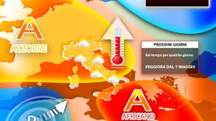 Sole e caldo in Italia fino a venerdì, pioggia sul primo maggio