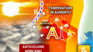 Sole grazie all’anticiclone africano, nubi nel weekend: previsioni meteo