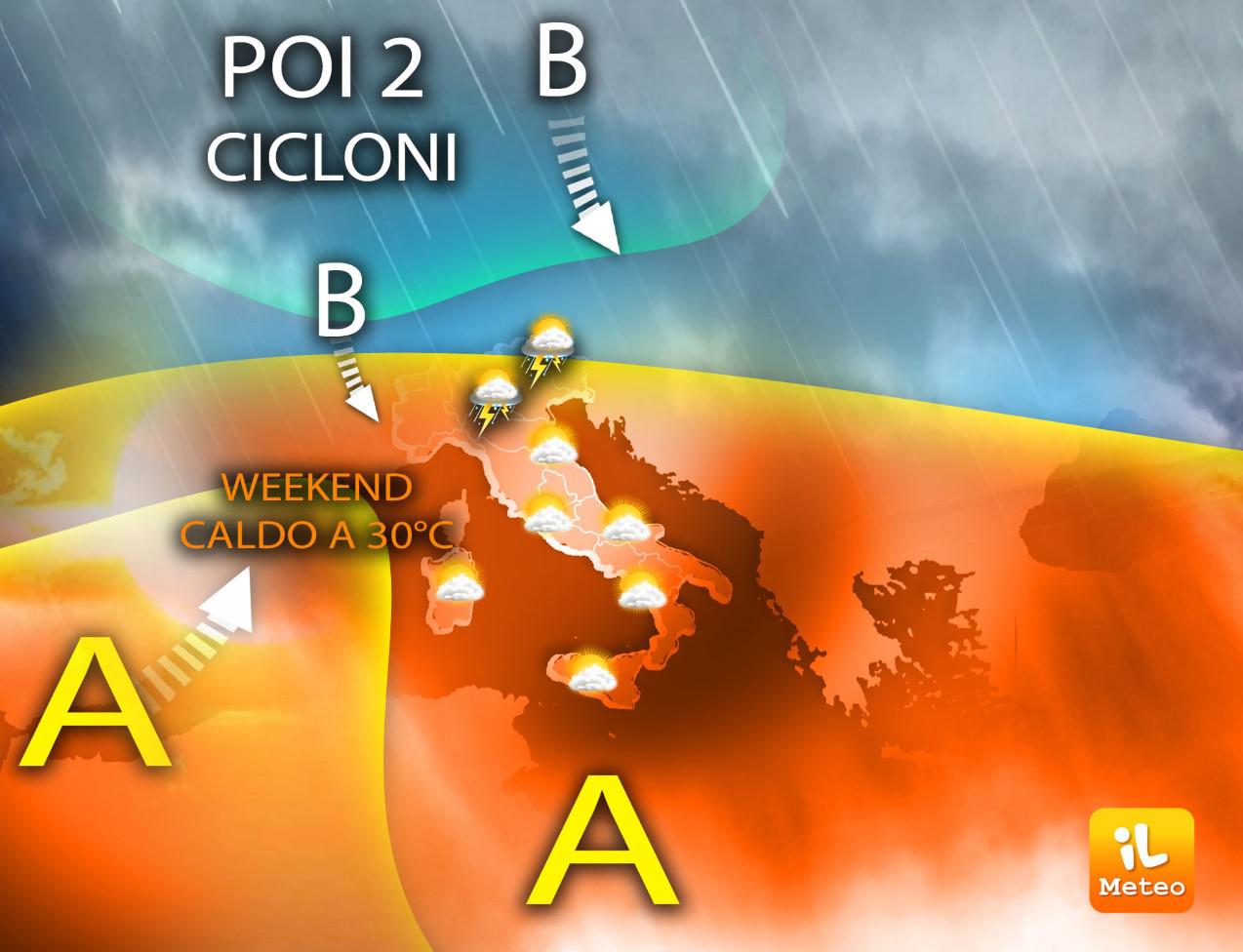 Sole protagonista del weekend, poi torna il maltempo: il meteo