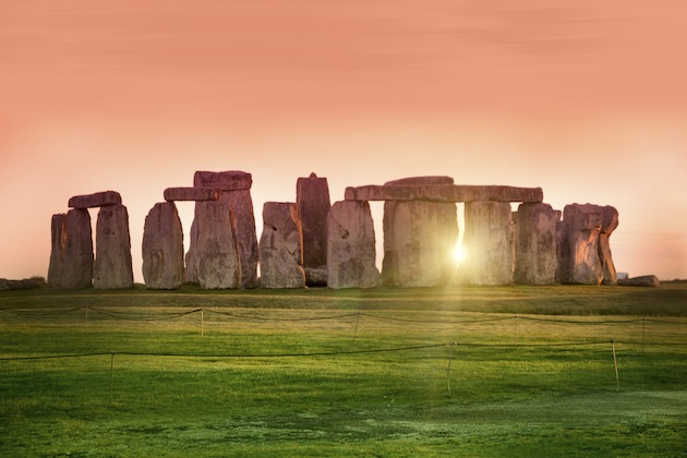 Sunset at the Stonehenge