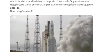 Spazio, decollata missione Juice verso Giove - Video