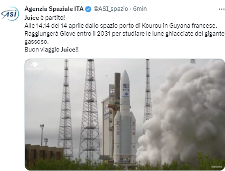Spazio, decollata missione Juice verso Giove - Video