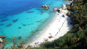 La spiaggia di Michelino (Calabria)