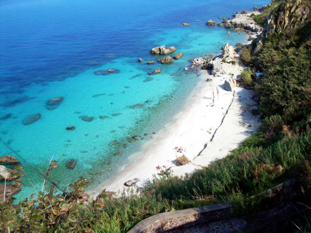 La spiaggia di Michelino (Calabria)