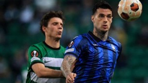 Sporting-Atalanta 1-1, gol di Paulinho e Scamacca in andata ottavi Europa League