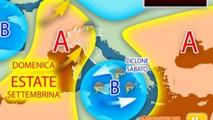 Stop ai temporali, tempo stabile fino a martedì 14 settembre