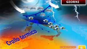 Stop al caldo anche al Sud, weekend di pioggia in vista