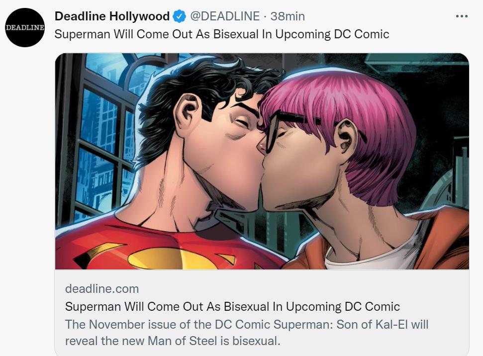 Superman, il nuovo eroe è bisessuale