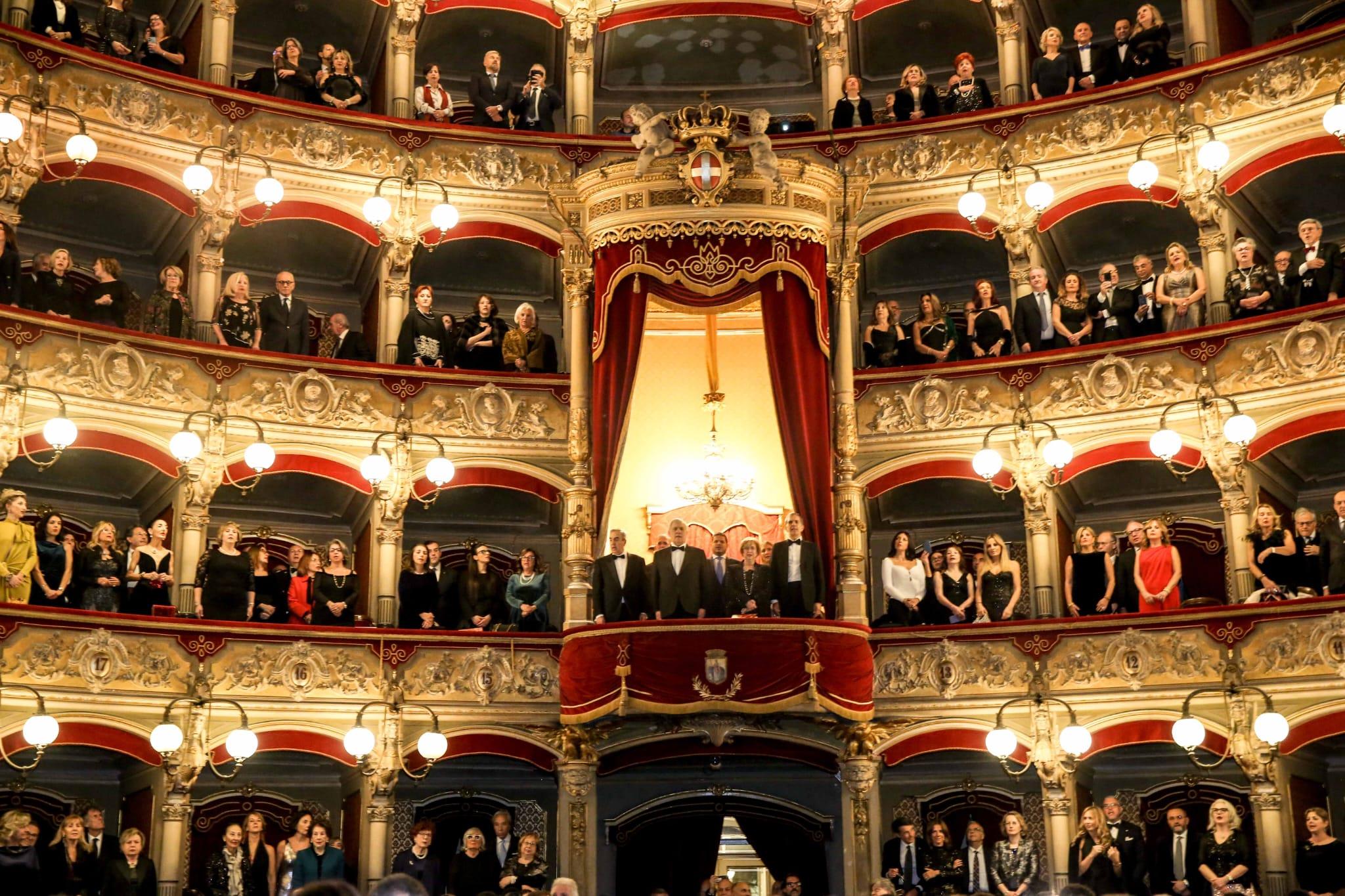 Tajani alla prima della Norma a Catania: "Felice di essere qui"