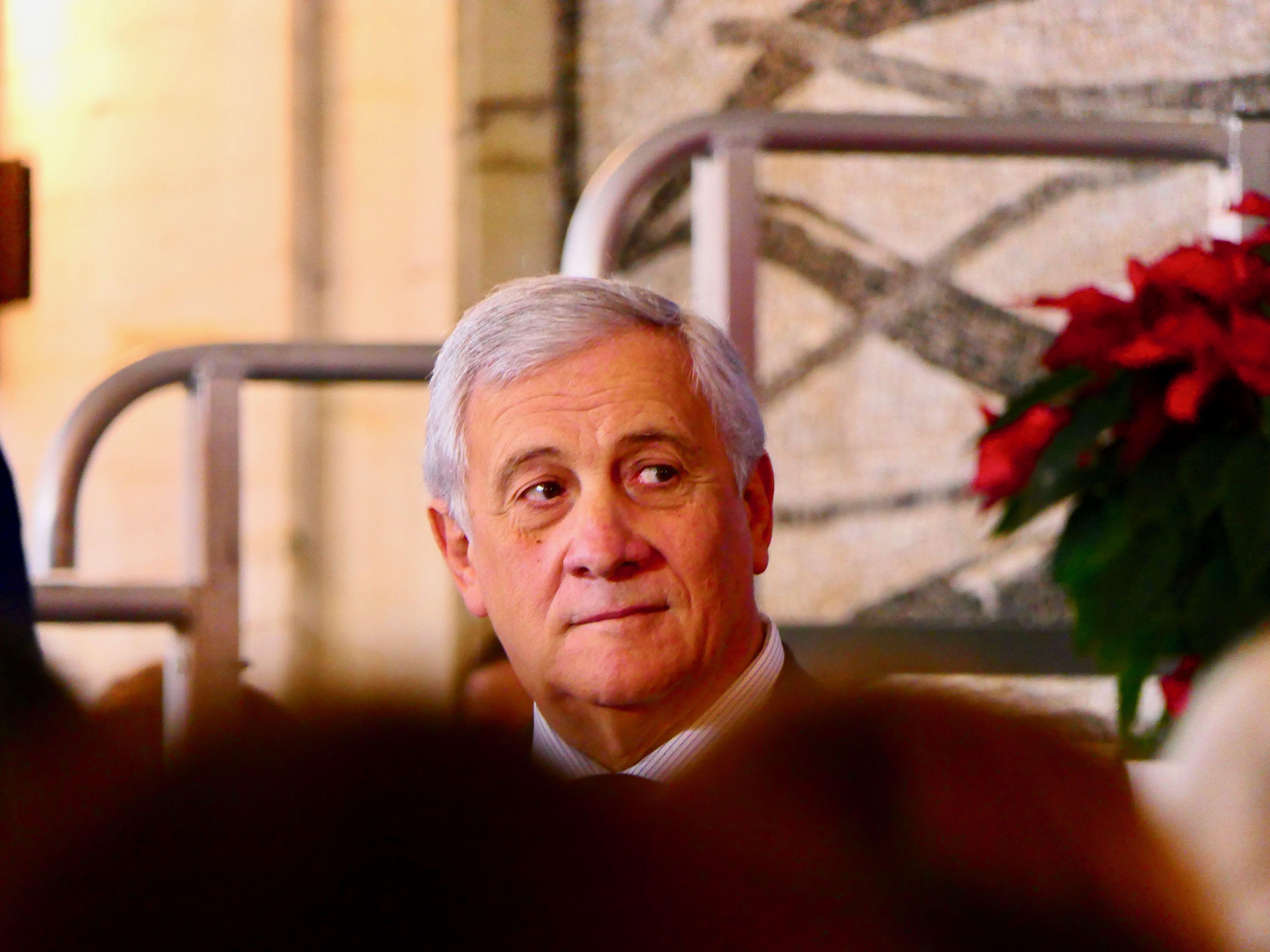 Tajani in missione in Israele e Palestina "per sostenere la pace"