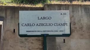 Targa Ciampi, Raggi: "Ora c'è quella corretta"