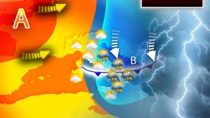 Temporali e forte vento, poi arriva l'Anticiclone delle Azzorre