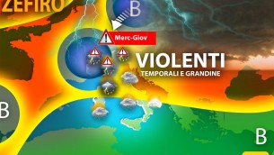 Temporali e pioggia sull'Italia, Nord nel mirino del meteo