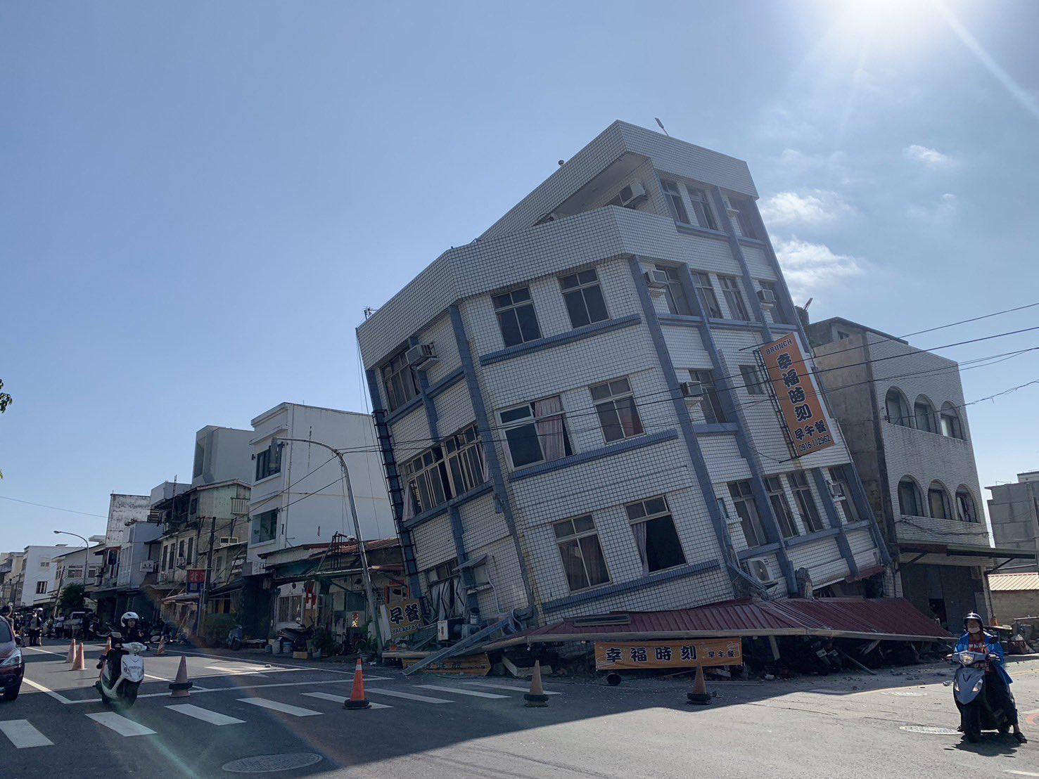 Terremoto a Taiwan, scossa di magnitudo 7
