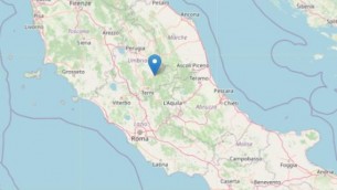 Terremoto in provincia di Perugia, la scossa di magnitudo 3