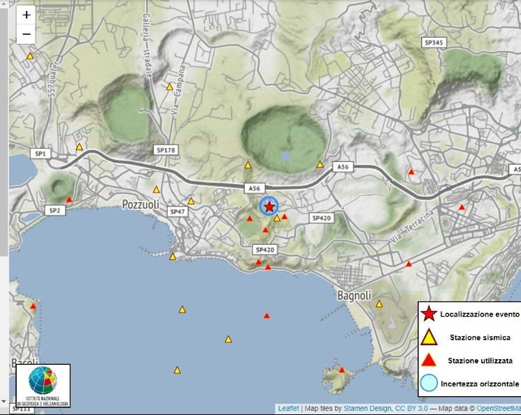 Terremoto oggi in Campania, scossa nei Campi Flegrei: paura a Pozzuoli