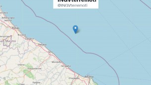 Terremoto oggi Marche, serie di scosse sulla costa Pesarese