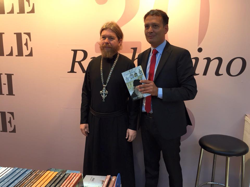 Il vescovo Tichon con Florindo Rubettino