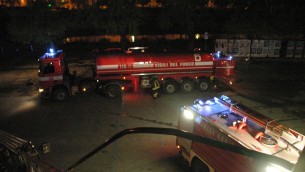 Tivoli, incendio all'ospedale: pazienti evacuati