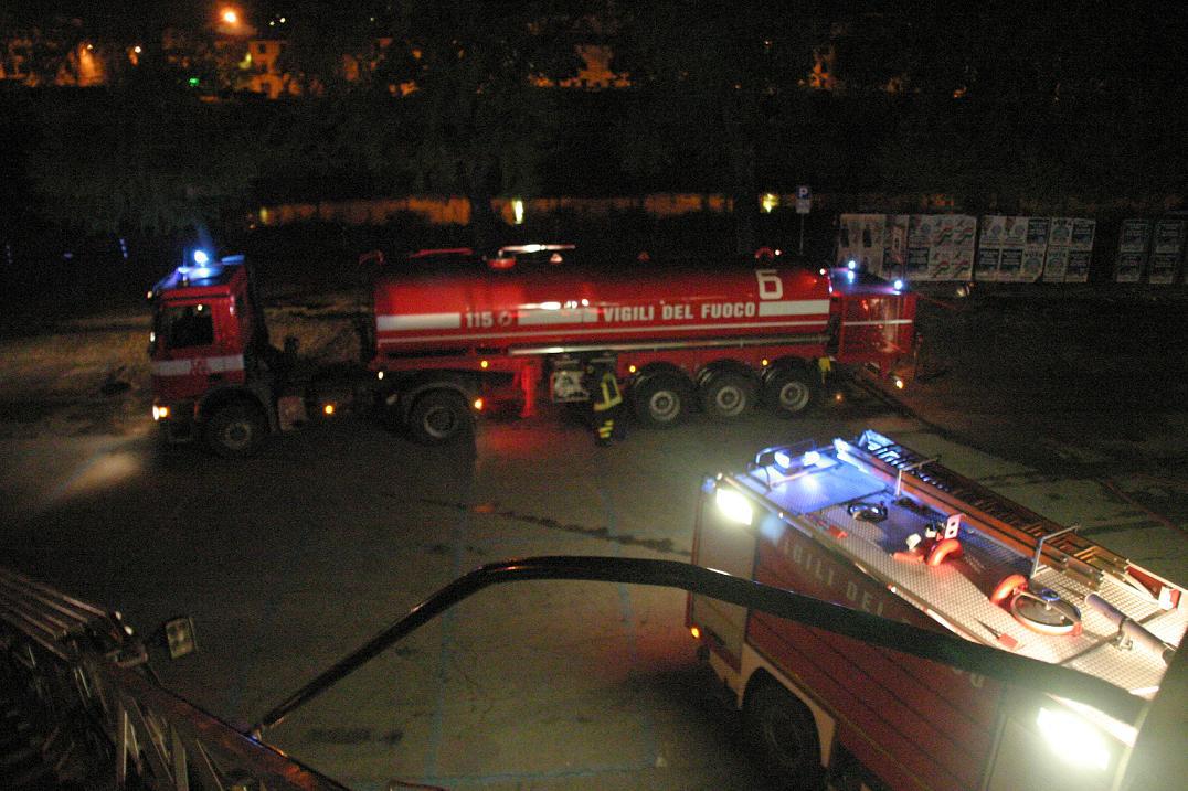Tivoli, incendio all'ospedale: pazienti evacuati