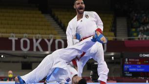 Tokyo 2020, Busà oro nel karate