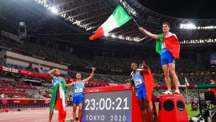 Tokyo 2020, chi sono gli azzurri d'oro nella staffetta 4x100