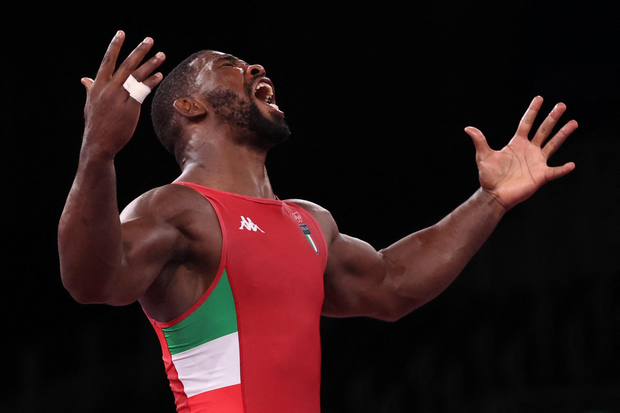 Tokyo 2020 lotta, azzurro Conyedo conquista il bronzo nei 97 kg