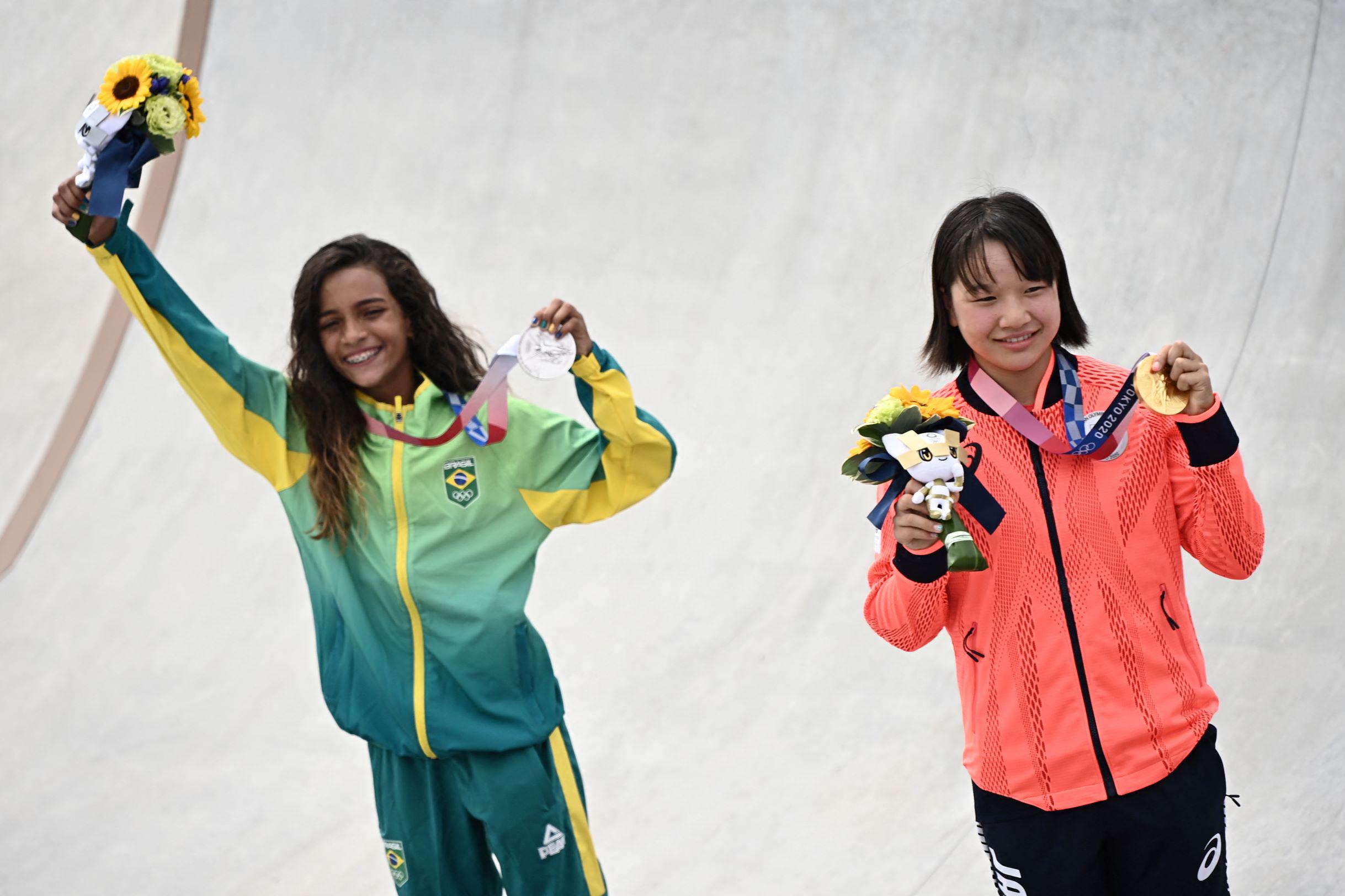 Tokyo 2020, skateboard donne: oro e argento a due 13enni