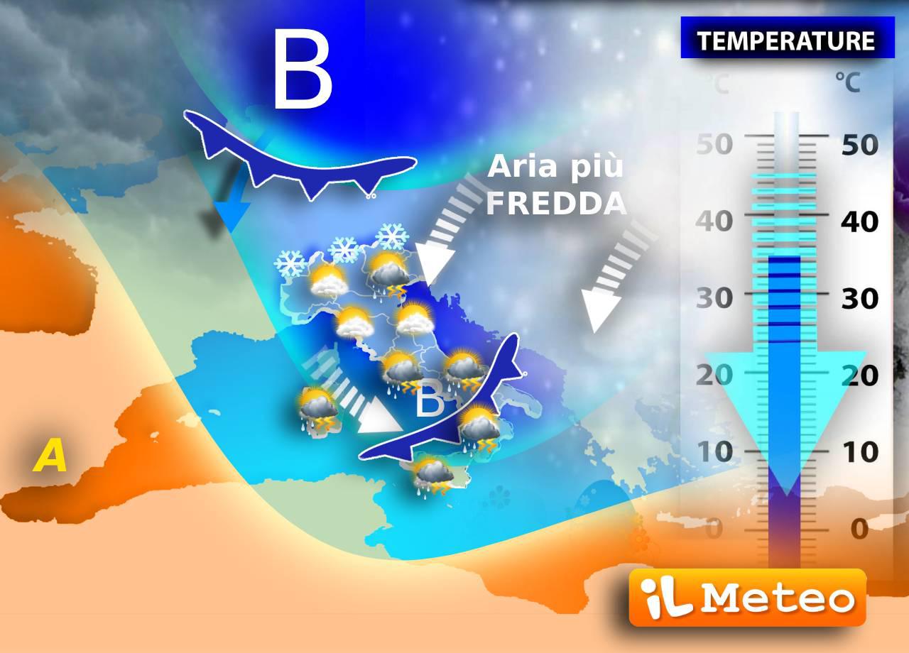 Tornano freddo e neve, weekend invernale sull'Italia