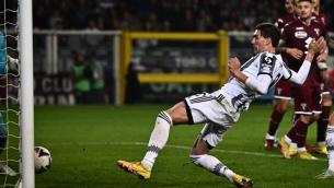 Toro-Juve 0-1, gol di Vlahovic: derby bianconero