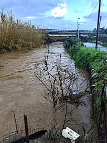 Lamezia. Fiume Cantagalli gennaio 2021