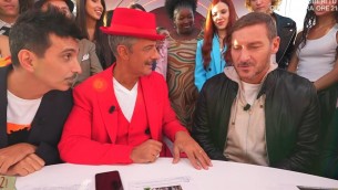 Totti da Fiorello a Viva Rai 2, la chiamata in diretta a Spalletti