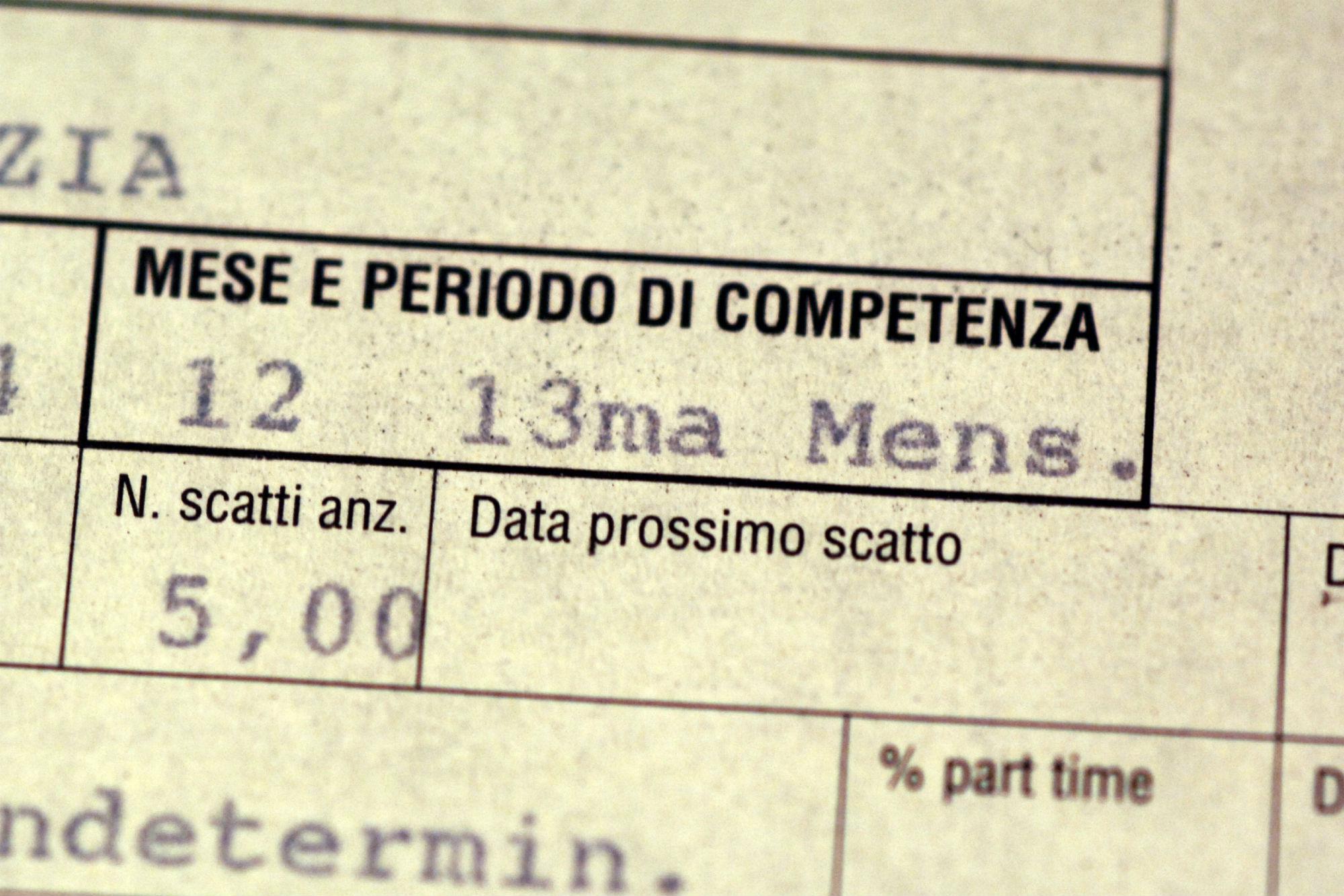 Tredicesima 2021, quanti soldi arrivano