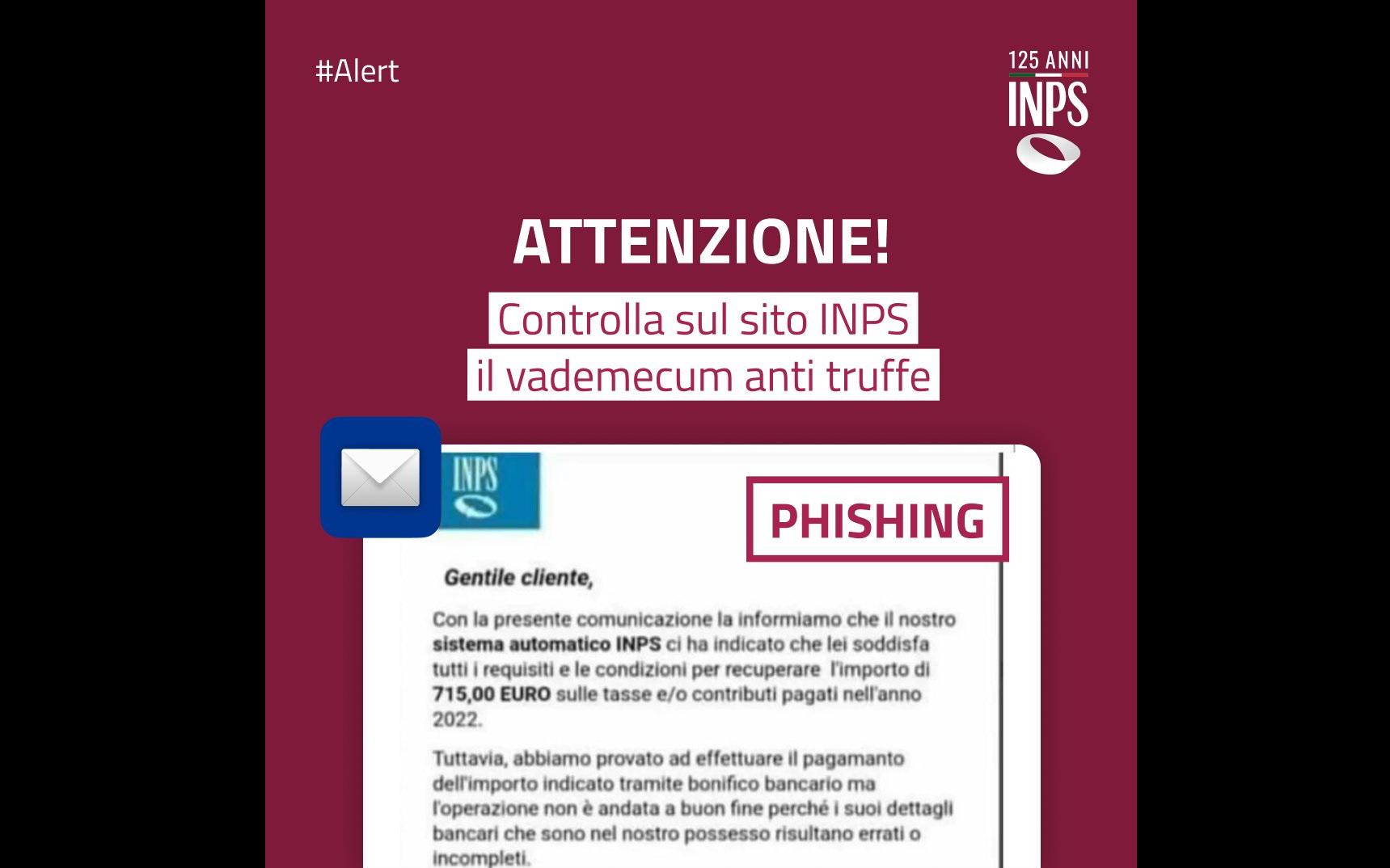 Truffe online, allarme Inps su falsa mail: come difendersi