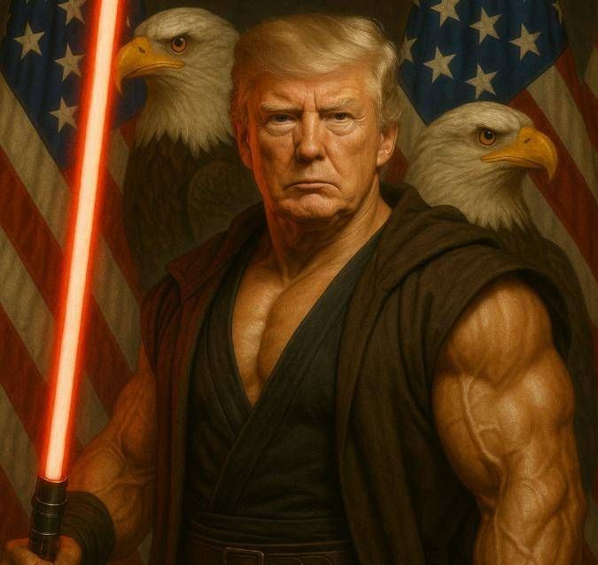 Trump, la nuova 'foto' della Casa Bianca: dopo il Papa Donald, ecco Star Wars