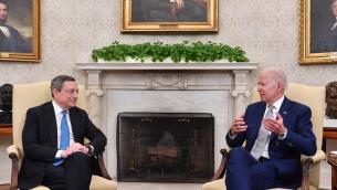 Ucraina, Draghi a Biden: "Italiani ed europei chiedono pace"
