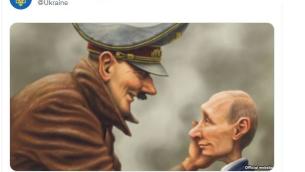Ucraina, guerra su Twitter: Putin come Hitler