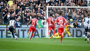 Udinese-Cremonese 3-0, tris bianconero nel primo tempo
