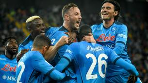 Udinese-Napoli 0-4, poker azzurro e Spalletti in testa