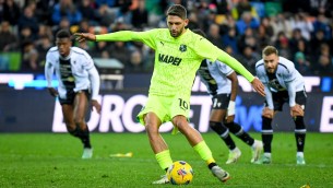 Udinese-Sassuolo 2-2, doppietta di Berardi dal dischetto