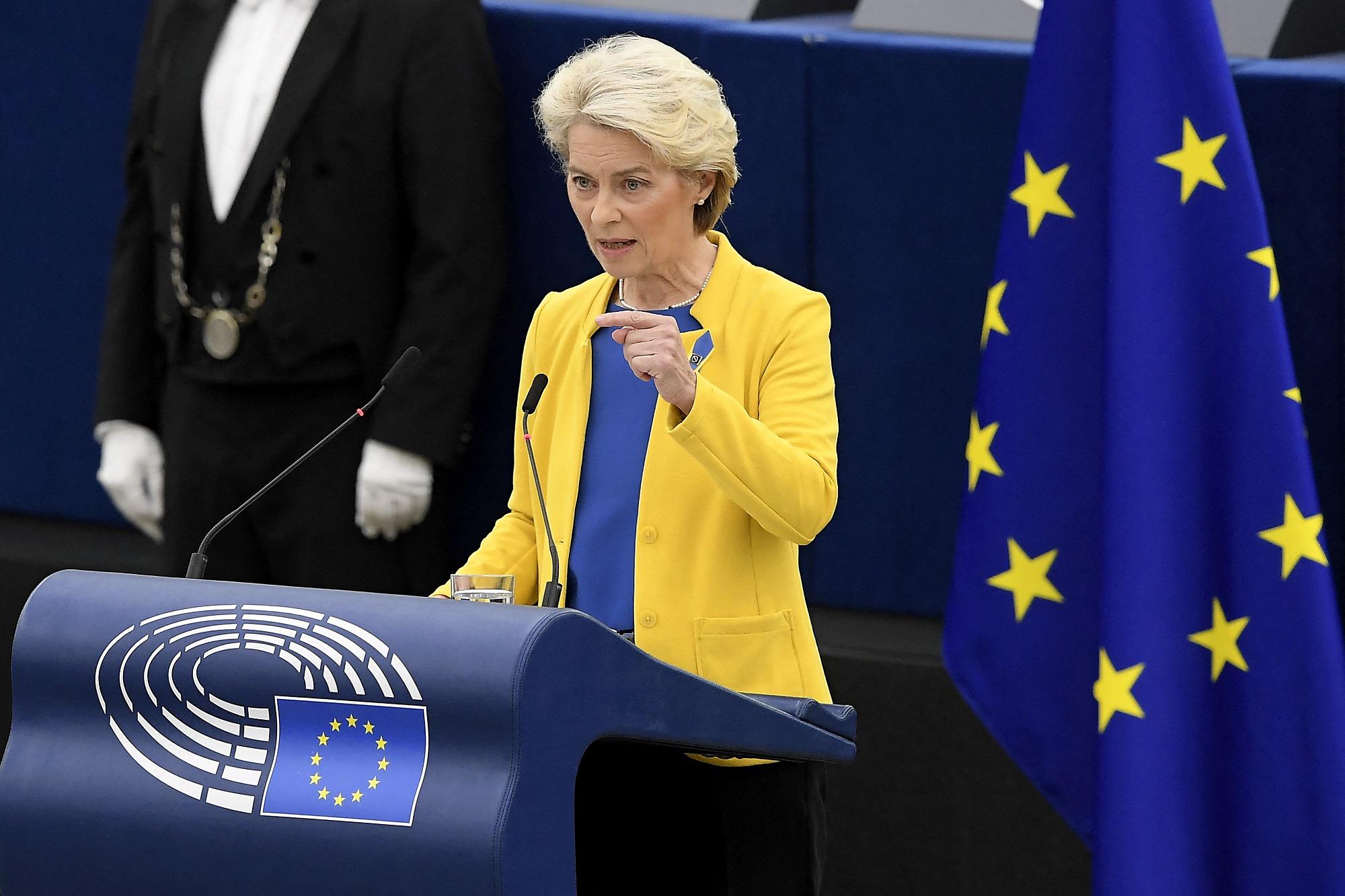 Ue, il discorso di von der Leyen sullo Stato dell'Unione