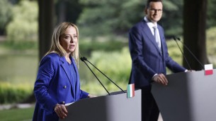 Ue, Meloni a Varsavia: "Posizioni condivise su quasi tutti i temi"