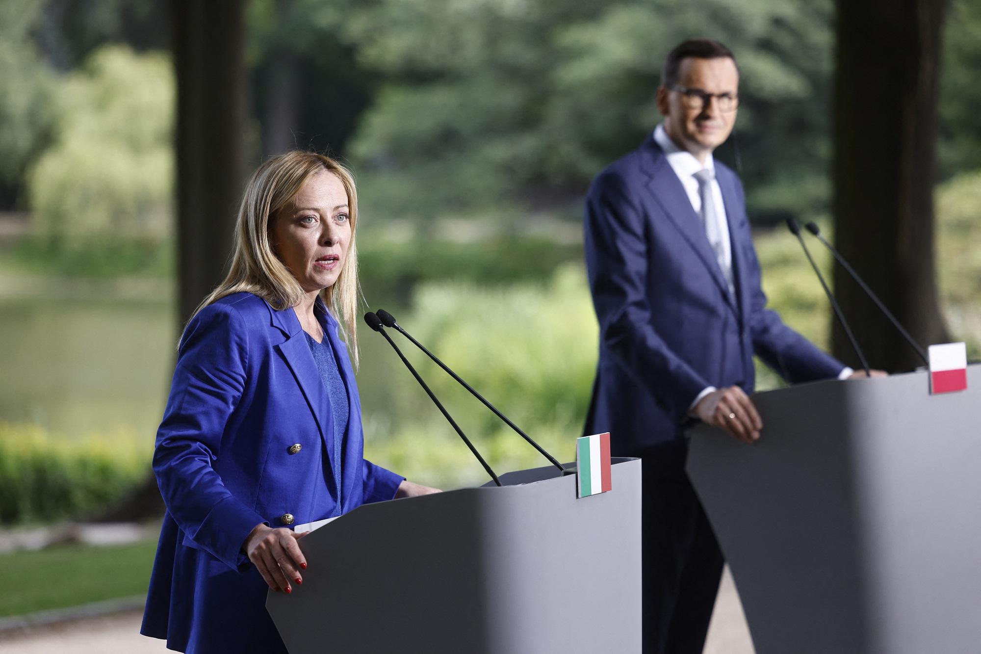 Ue, Meloni a Varsavia: "Posizioni condivise su quasi tutti i temi"